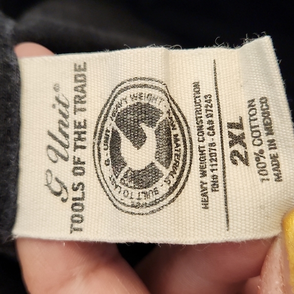 G-Unit Co Heavyweight Black T White Graphics 2XL - Picture 5 of 8